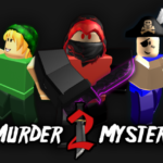 Murder Mystery 2 Roblox gameplay screenshot from the original Nikilis experience