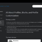 Roblox profile customization and avatar preview from the official Roblox Support guide