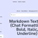 Official source page screenshot for Discord Strikethrough Text (2026): How to Cross Out Words on Desktop and Mobile