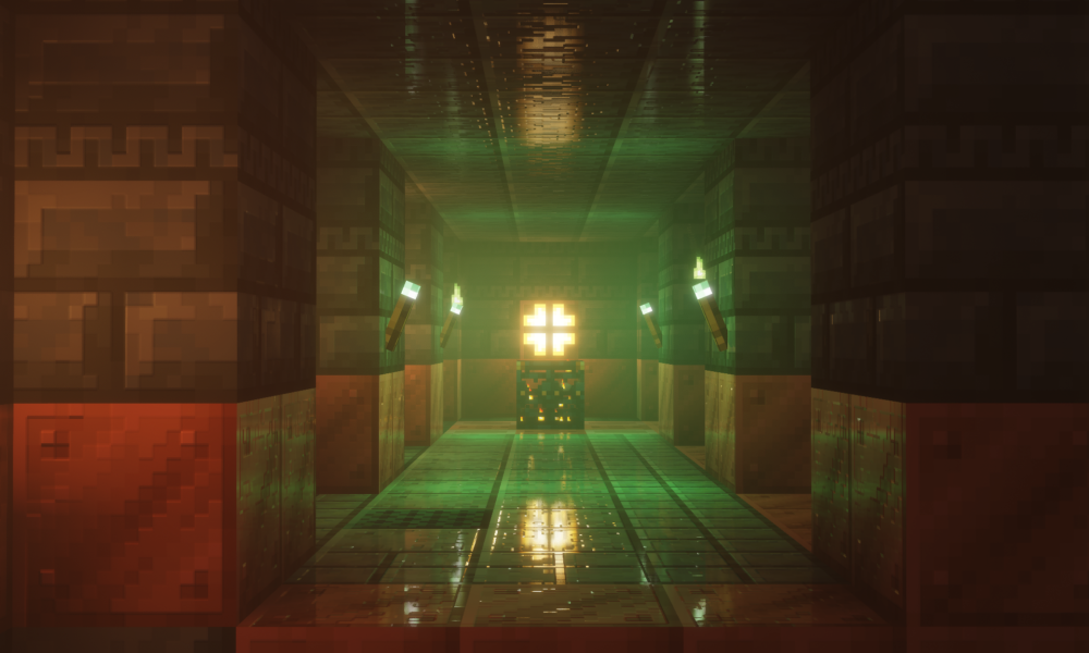 Solas Shaders Minecraft screenshot showing enhanced lighting and graphics