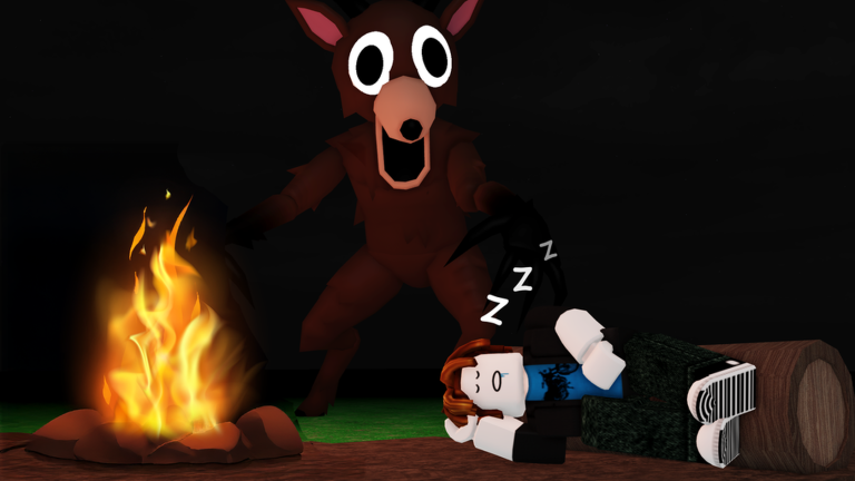 99 Nights in the Forest Roblox survival game official gameplay scene