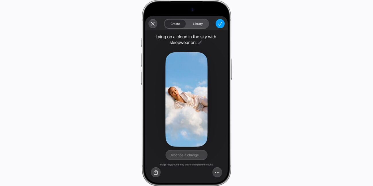 Apple iOS 27 Image Playground official September 2026 screenshot