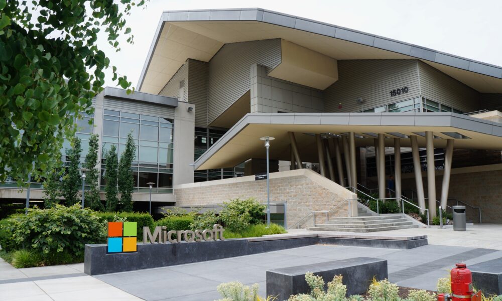 Microsoft Building 92 at the company's Redmond, Washington headquarters