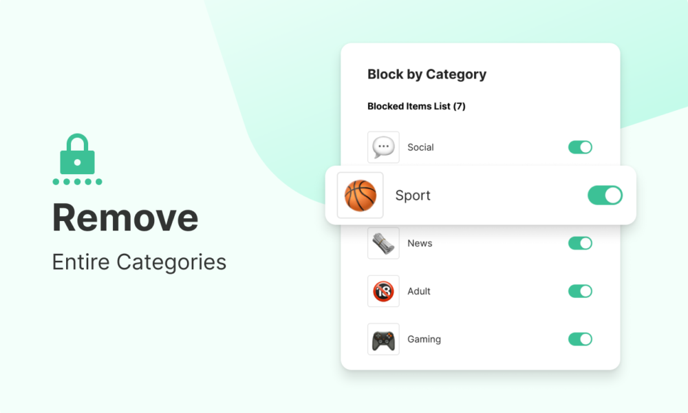BlockSite Chrome Web Store screenshot showing website blocking controls