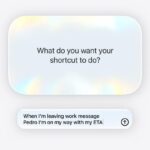 Apple iOS 27 Describe a Shortcut input interface
