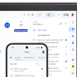 Google Tasks app showing task lists and due dates