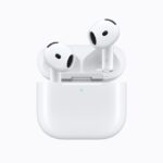 Apple AirPods 5 earbuds and charging case product image from official Apple Newsroom