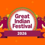 Official Amazon Great Indian Festival 2026 orange promotional artwork