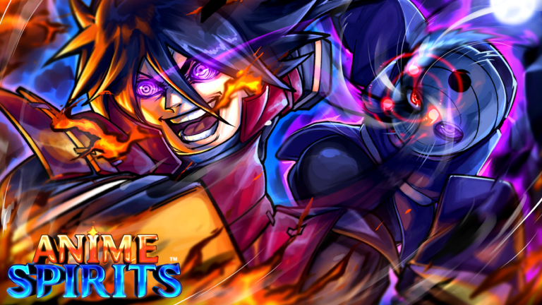 Anime Spirits Roblox official gameplay scene featuring the game's anime-themed world