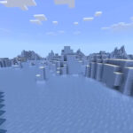 Frozen ocean biome in Minecraft with ice