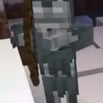 Minecraft Stray skeleton mob found in cold biomes
