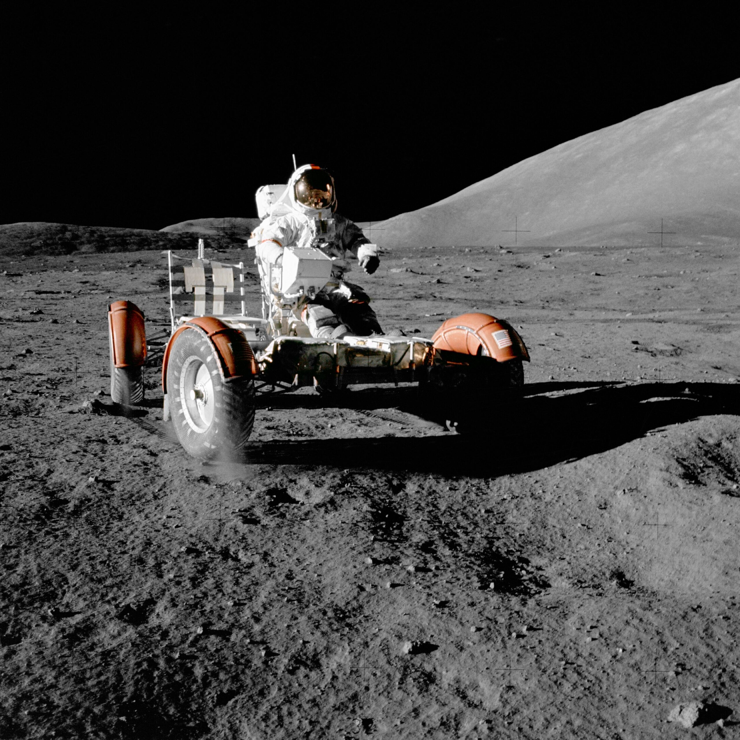 Lunar Rover Explained: How Apollo Astronauts Drove on the Moon - authentic NASA observation or mission photograph