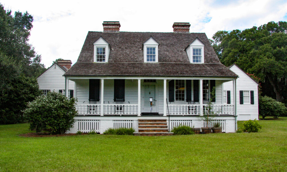 Historic 1828 Snee Farm cottage, Charles Pinckney National Historic Site in South Carolina