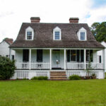 Historic 1828 Snee Farm cottage, Charles Pinckney National Historic Site in South Carolina