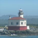 Authentic Coquille River Lighthouse at Bandon Oregon, public-domain photograph by Nickeyrc