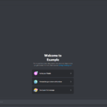 Discord desktop server interface with voice channel sidebar and voice connection controls; historical interface example