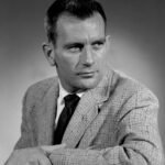 Authentic 1959 NASA Langley black-and-white portrait of astronaut Donald K. Deke Slayton, selected for the Mercury Seven.