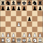 Chessboard diagram showing the Dutch Defense position after White d4 and Black f5