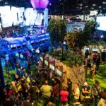 Fortnite gaming pavilion at E3 2018 illustrating Epic Games two-factor authentication setup
