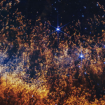 Authentic James Webb 2026 released NIRCam infrared view of Helix Nebula NGC 7293 with comet-like dust knots and stars