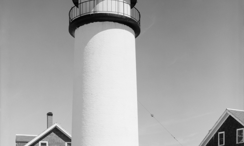 Actual 1959 photograph of Highland Light in North Truro Massachusetts by NPS HABS photographer Cervin Robinson
