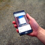 Instagram application open on a smartphone screen