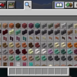 Minecraft Bedrock Edition in-game creative inventory screenshot