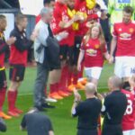 Michael Carrick in the Manchester United vs Watford football match at Old Trafford