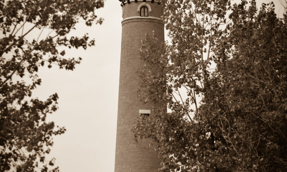 Real Little Sable Point Lighthouse near Silver Lake Michigan, photographed by Adam Blacke