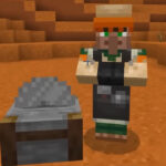 Minecraft village gameplay illustrating the /weather clear, rain and thunder command guide