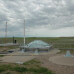 Actual Delta-09 Minuteman missile silo facility at Minuteman Missile National Historic Site South Dakota