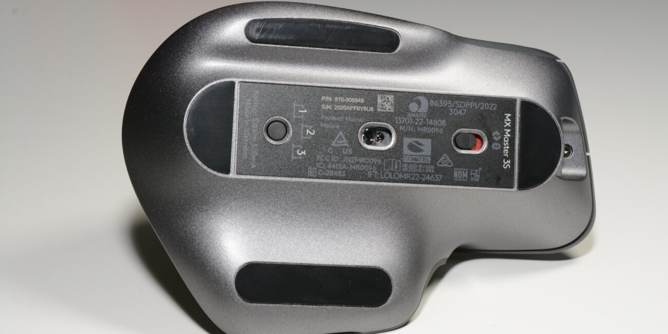Real photo of a Logitech MX Master 3S computer mouse