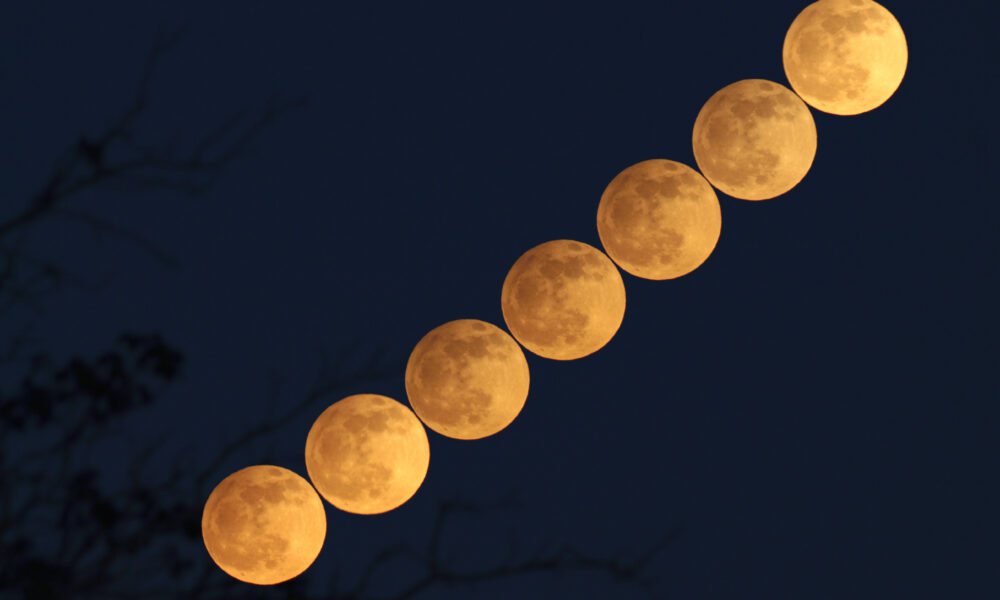 Authentic May 5 2023 penumbral lunar eclipse photograph by G. Donatiello, CC0 dedication