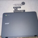 Original photograph of a real Acer Chromebook laptop used for a Chromebook tutorial