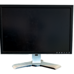 Photograph of a real desktop computer monitor used to illustrate Windows 11 refresh rate settings