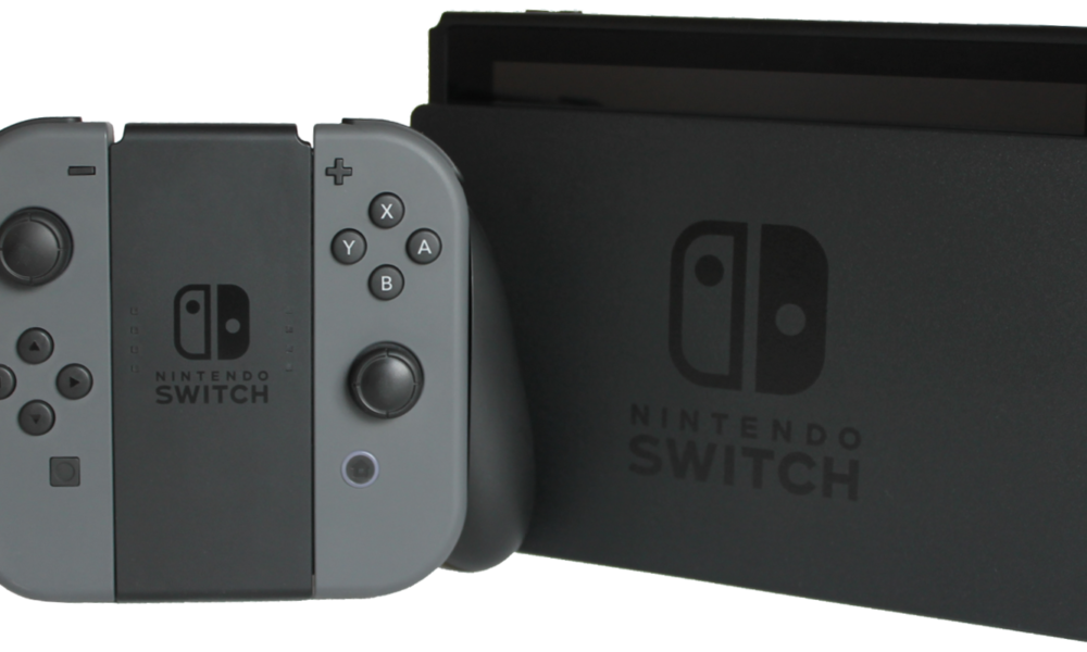 Nintendo Switch console and Joy-Con grip illustrating Roblox's lack of an official Switch app in 2026