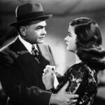 Edward G. Robinson as Chris Cross with Joan Bennett as Kitty in the original 1945 film Scarlet Street