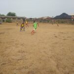 Soccer players in attacking play, illustrating how a decoy run can create space