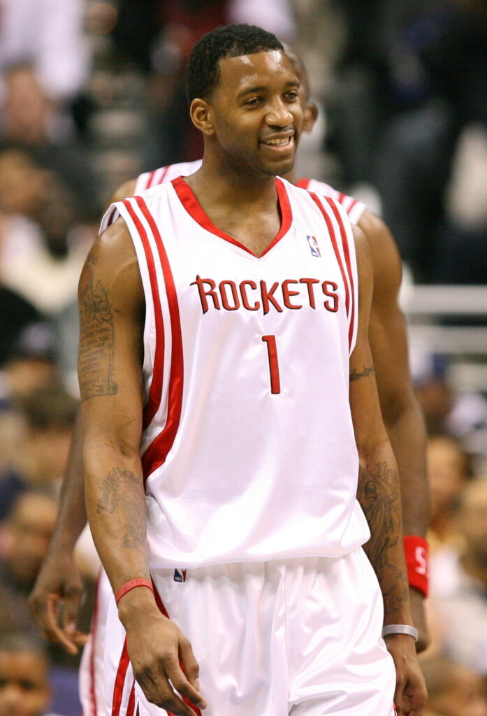 Tracy McGrady playing in an NBA game against the Washington Wizards in 2006