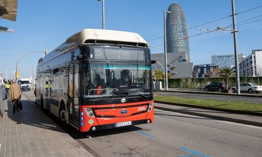 Barcelona TMB bus for the October 8 service disruption