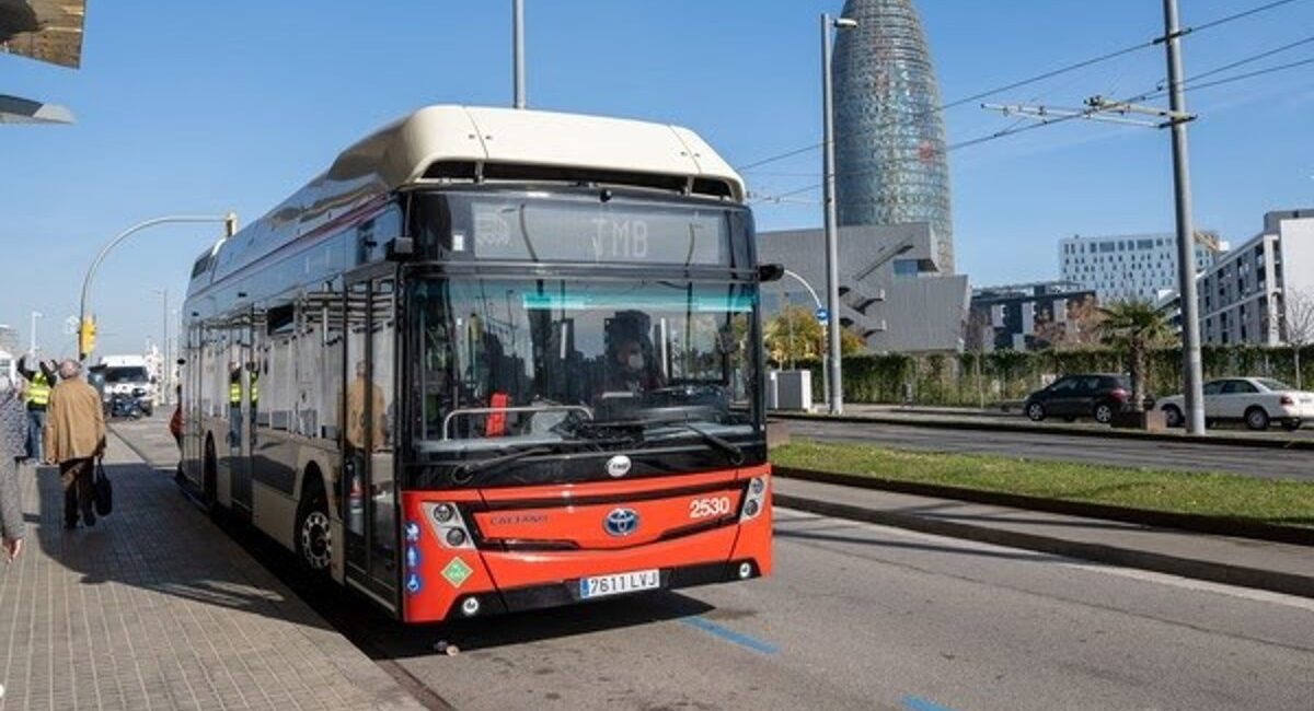 Barcelona TMB bus for the October 8 service disruption