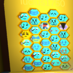 Real Bee Swarm Simulator gameplay showing a bee hive in Roblox