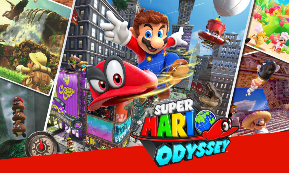 Super Mario Odyssey: Kingdoms, Power Moons and Movement Tips Official Super Mario Odyssey artwork featuring Mario and Cappy