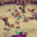 Official developer screenshot from Chained Beasts, cooperative gladiator game due October 15, 2026