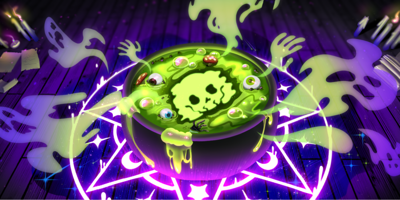 Official Discord Halloween 2026 Cauldron Chaos artwork