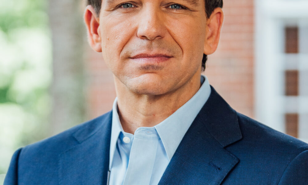 Florida Governor Ron DeSantis, who declared a state of emergency for 25 counties ahead of Tropical Storm Isaias.