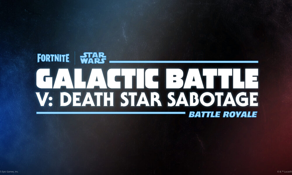Official Fortnite live event artwork for Death Star Sabotage, used as an example in the live event preparation guide