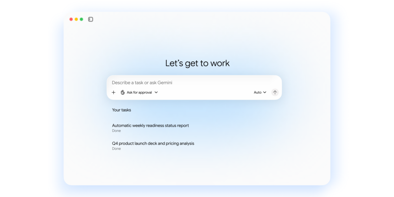 Google Cloud official Gemini agent at Work 2026 announcement graphic