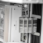Server rack hardware illustrating the Greg Lui Nvidia server export-control case