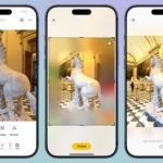 Apple iOS 27 Photos Extend tool expanding an image with AI